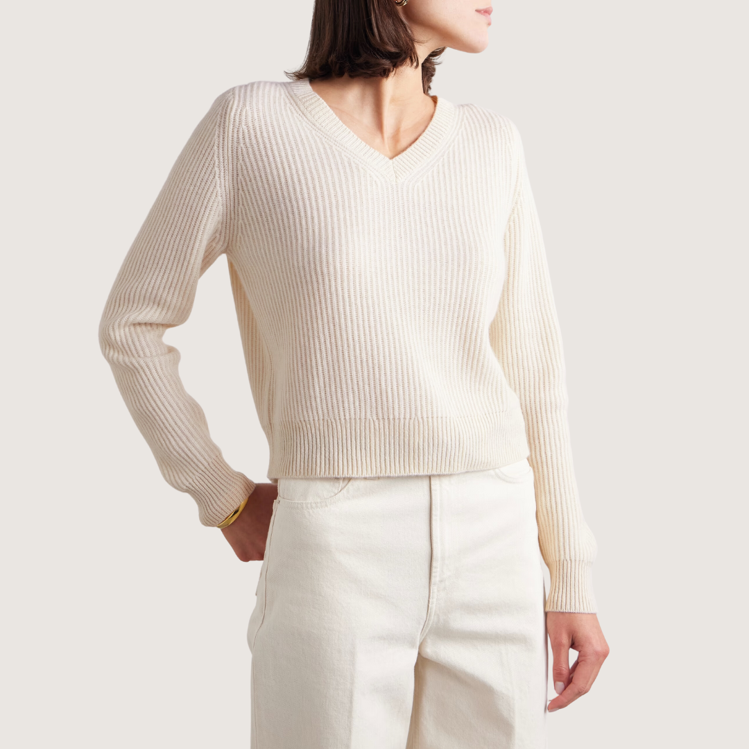 Korina Cashmere V Sweater