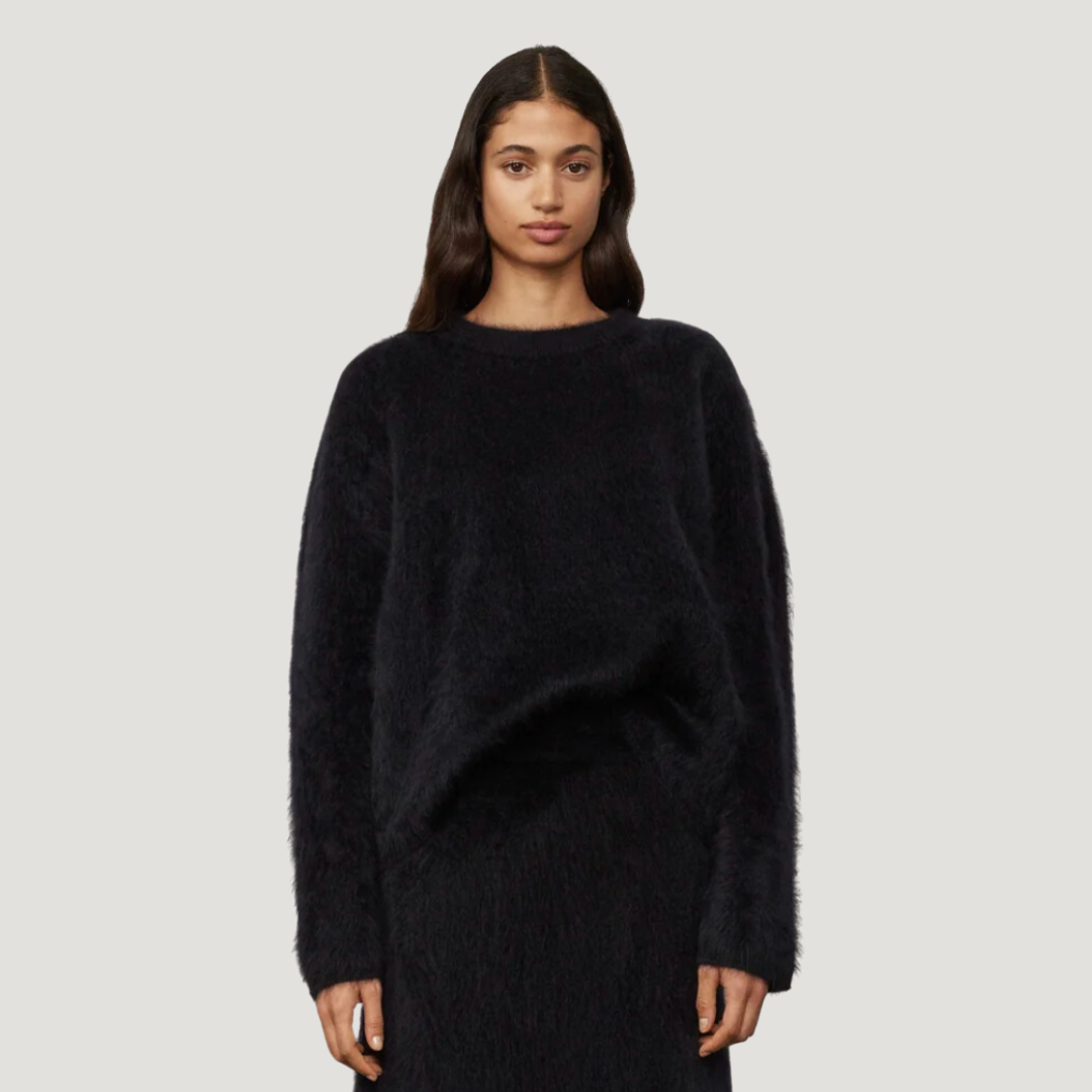 Natalia Brushed Cashmere Sweater