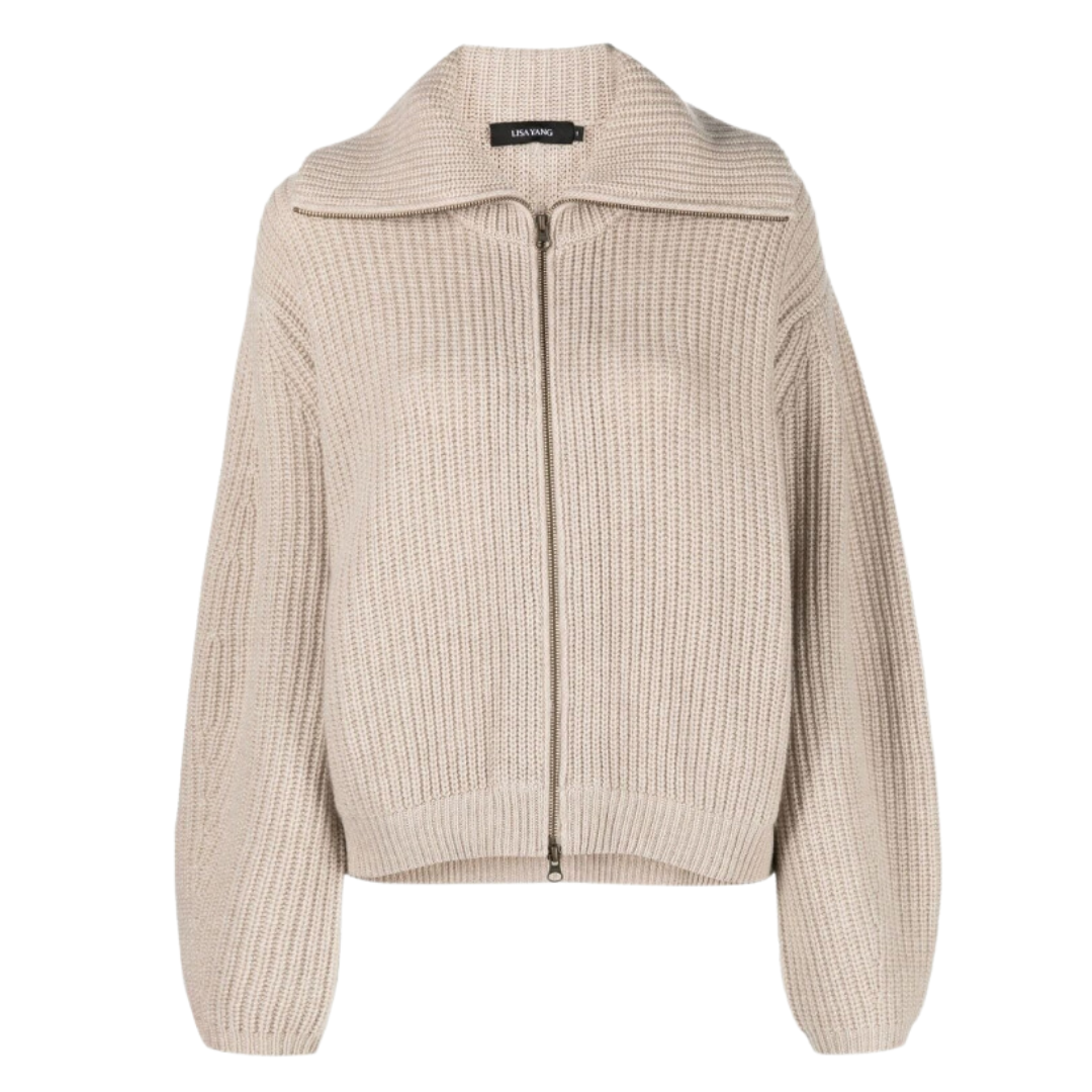 Sam Cashmere Zip Cardigan