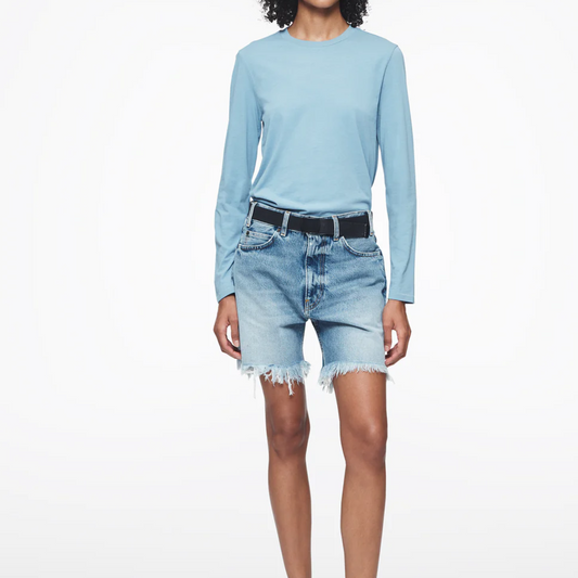 The Loose Short in Worn Blue