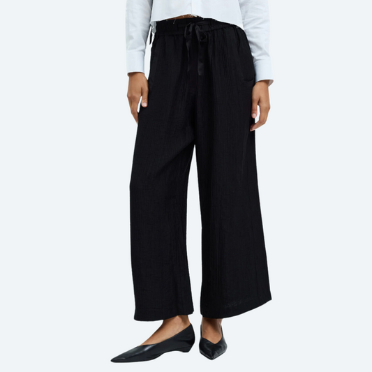 Crinkle Satin Broadway Pant