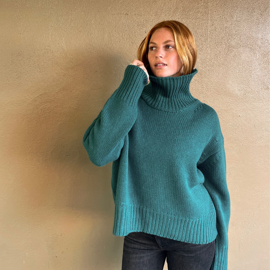 Scarlett Cashmere Mockneck Sweater